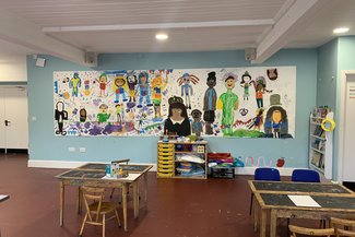 Pixmore Afterschool Club Jubilee Mural